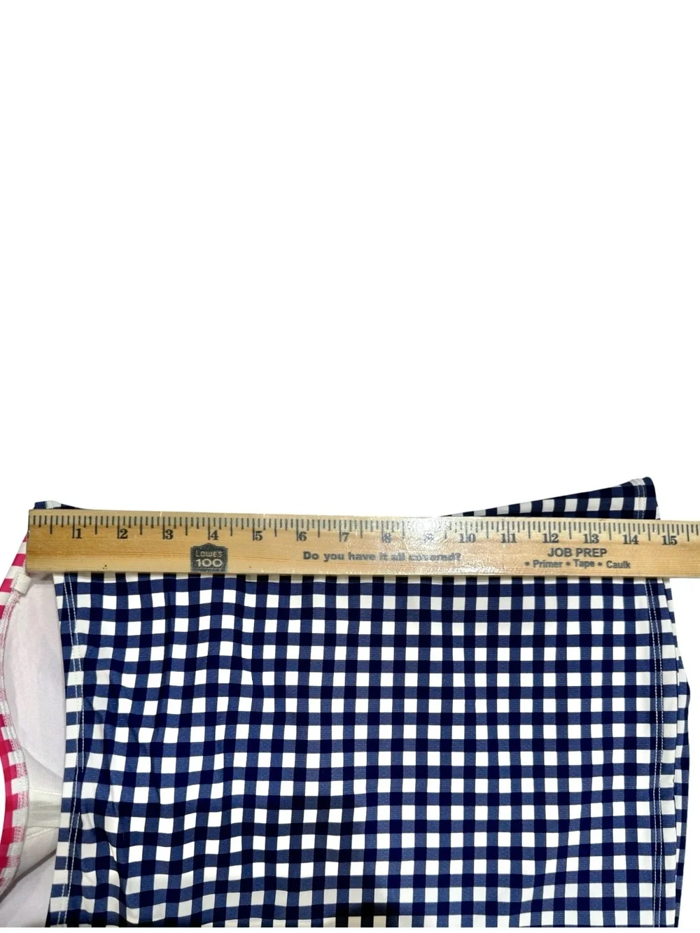 Tommy Bahama Summer Floral Gingham Bandeau Tankini Top